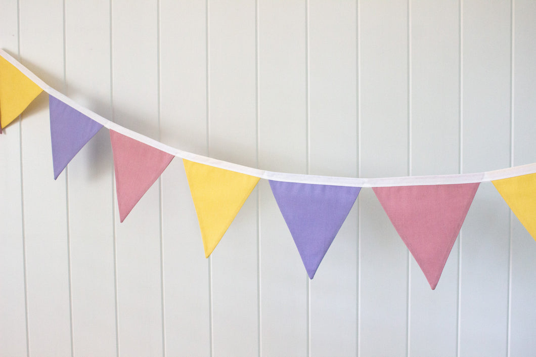 the blondie - fabric bunting
