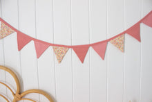 Load image into Gallery viewer, the mini fleur - mini fabric bunting
